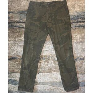 Men’s Camo Chino Pants Size 32x30 – Slim Fit Casual Streetwear